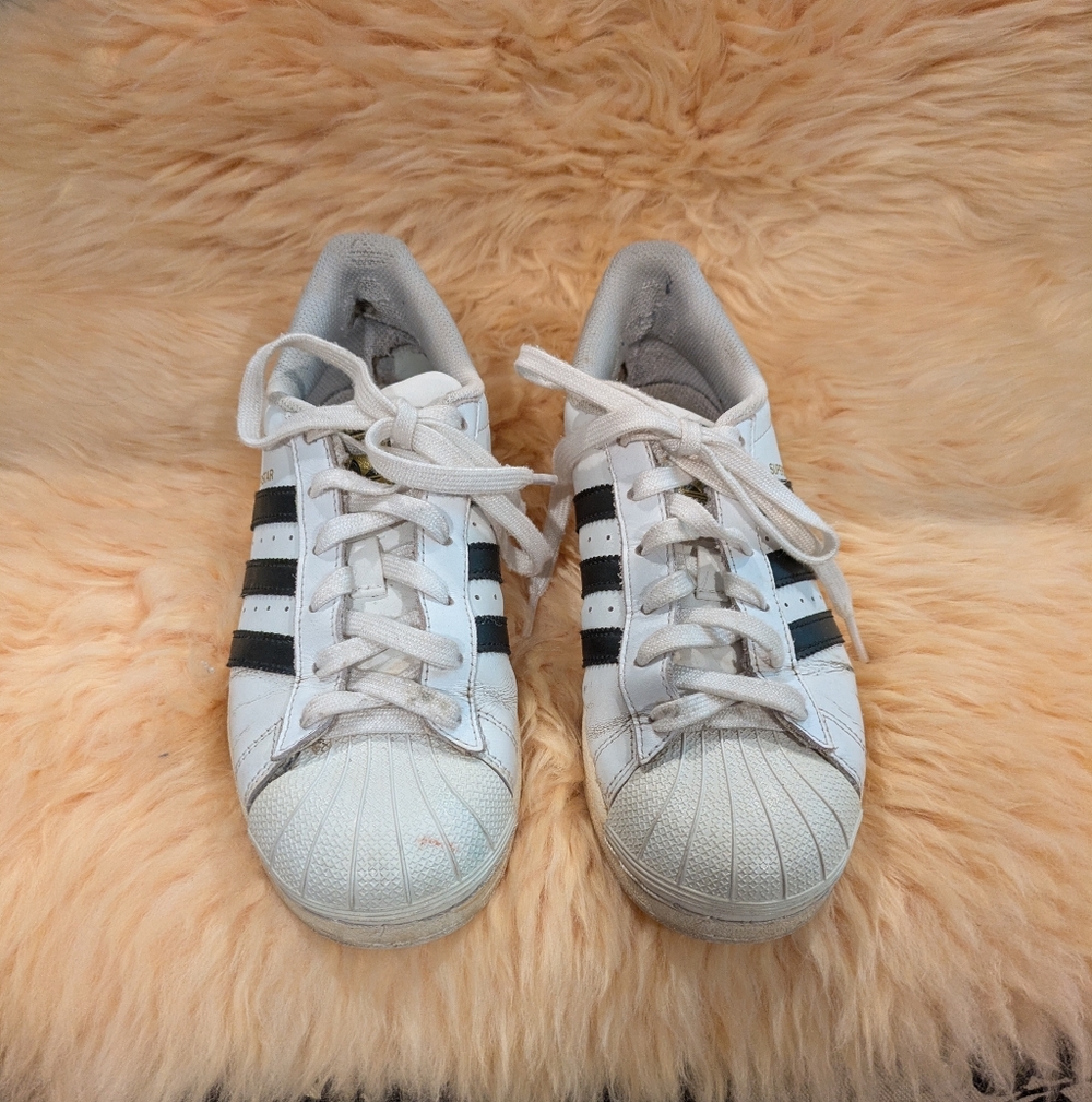 Adidas Classic Shell Toe Superstar Leather Shoes Sz 7.5